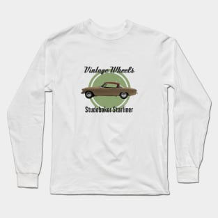 Vintage Wheels - Studebaker Starliner Long Sleeve T-Shirt